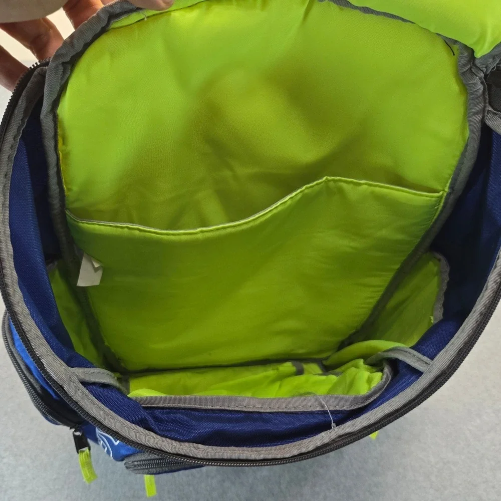 Under Armour Storm 1 Backpack Blue Lime Green Laptop Sleeve 1263963 Athletic Bag